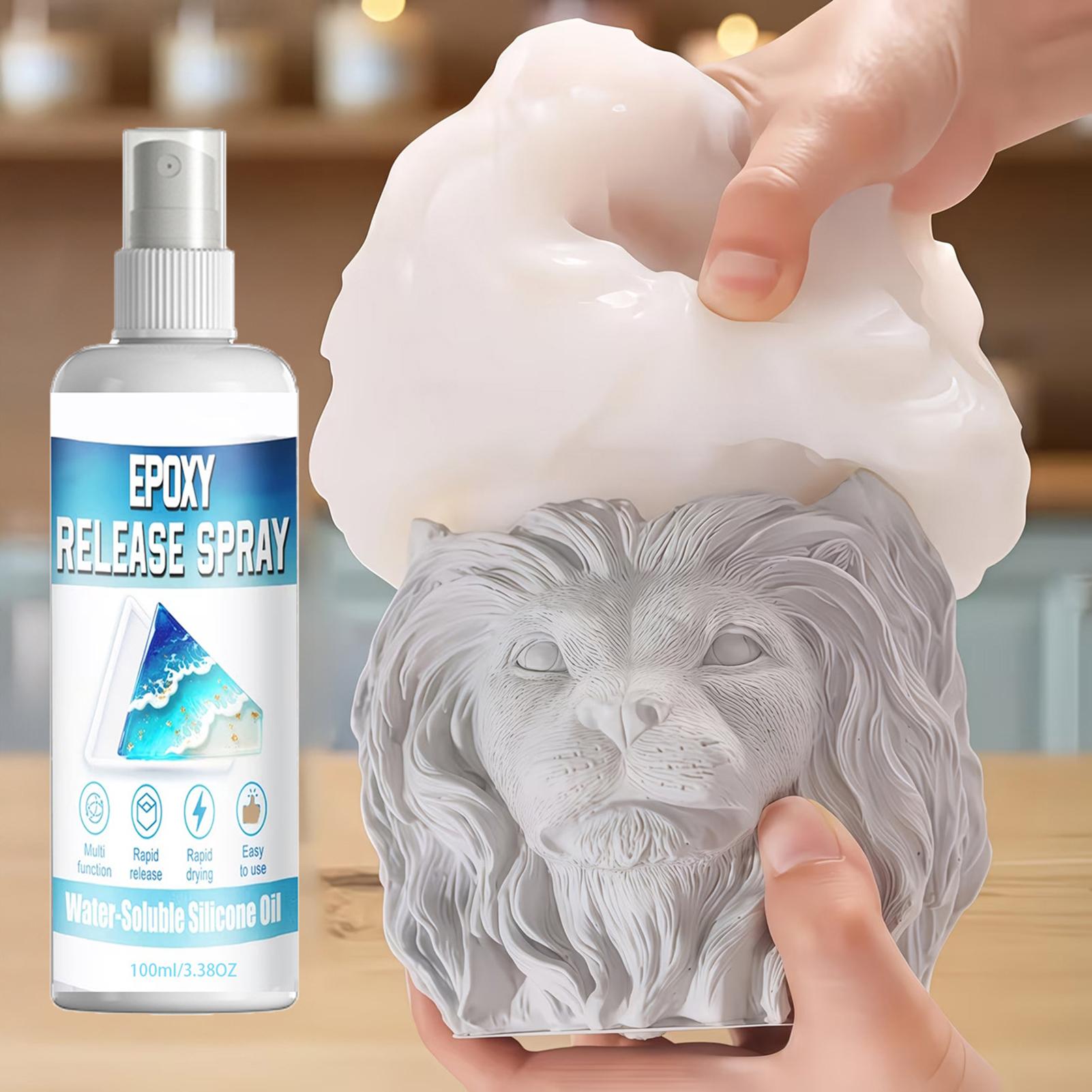 Soap Mold Silicone Loaf - 100ml Silicone Release Spray Epoxy Release