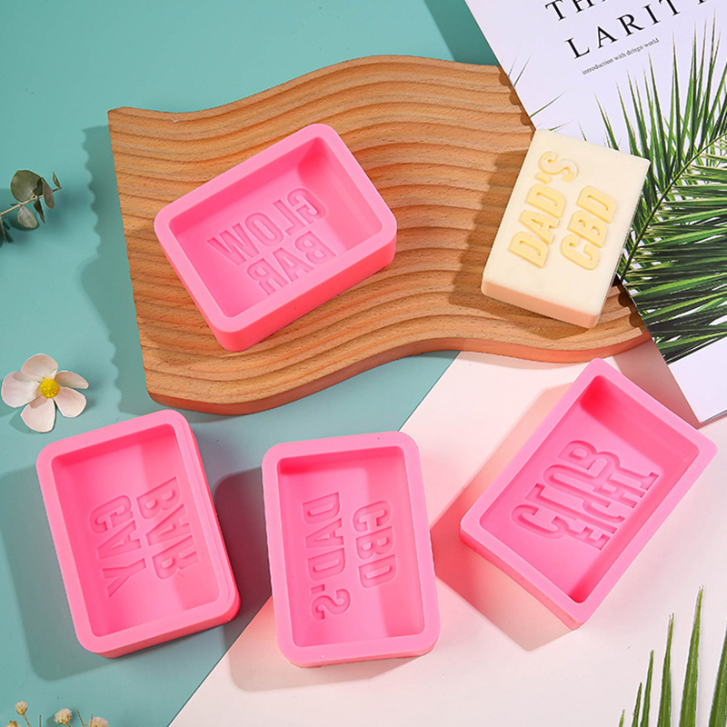 Soap Mold Silicone Loaf - Fight Club Letters Soap Silicone Mold