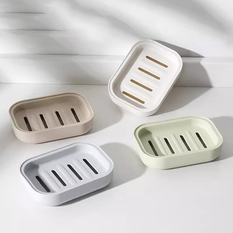 Soap Making Box - 1/2/5pcs Portable Soap Dishes Double-layer Plastic