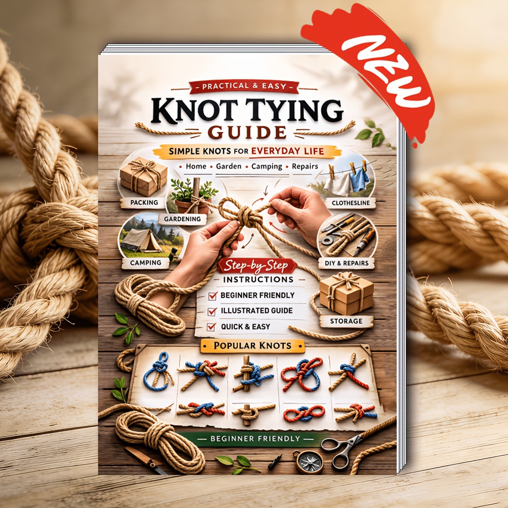 Soap Making Book - Knot Tying Guide Book Simple Knots