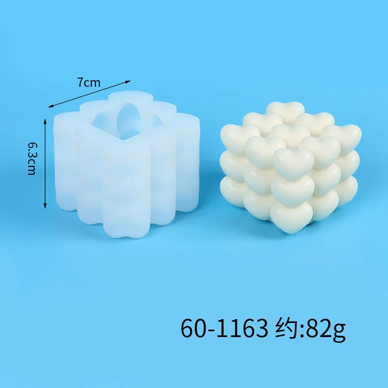 Love Bubble Candle Silicone Mo - огляд і ціна Soap Making Gel