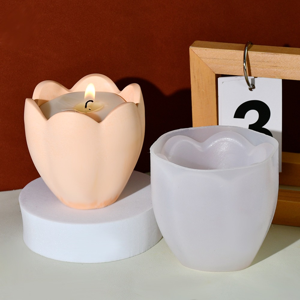 Tulip Candle Holder Silicone M - огляд і ціна Soap Making Books