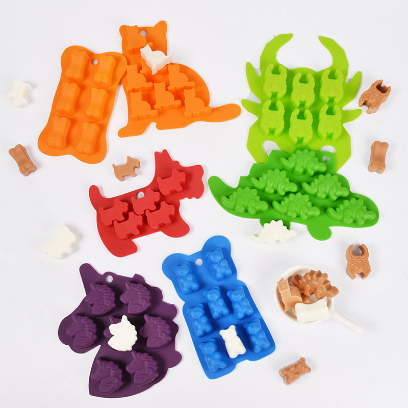 Animal Bear Cat Shape Silicone - огляд і ціна Soap Making Jelly