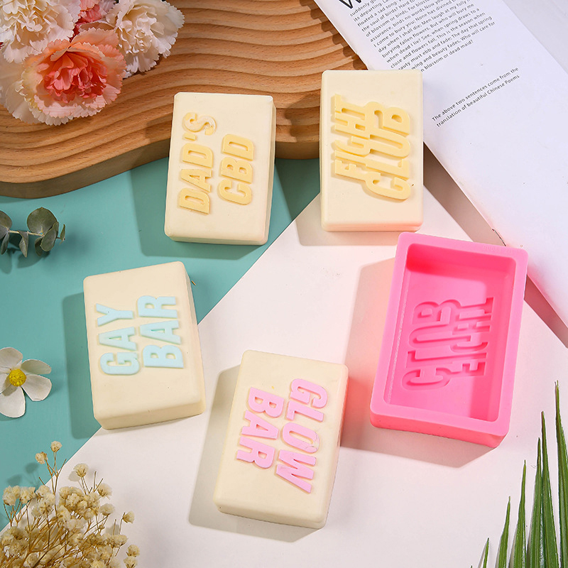 Fight Club Letters Soap Silico - огляд і ціна Soap Mold Silicone Loaf