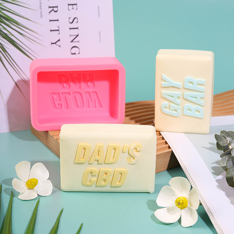 Fight Club Letters Soap Silico - огляд і ціна Soap Mold Silicone Loaf