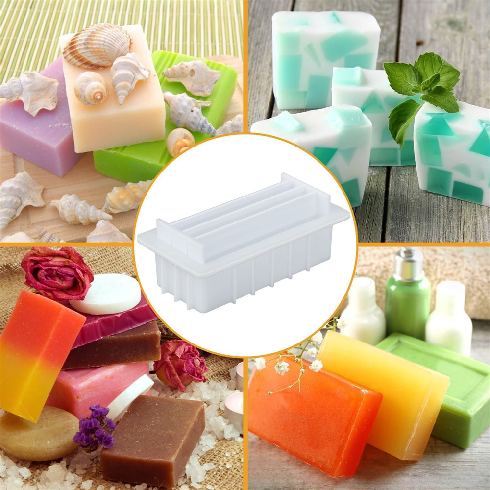 42oz Silicone Soap Mold with 5 - огляд і ціна Soap Making Books