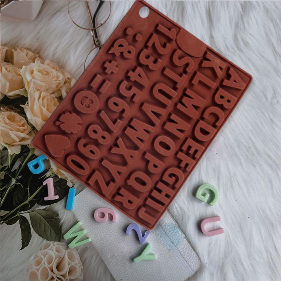 English Letter Silicone Chocol - огляд і ціна Soap Making Jelly
