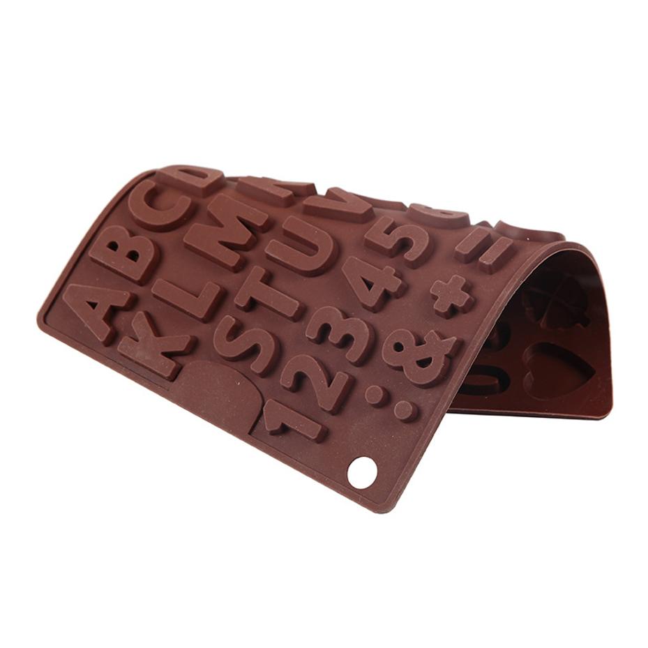 English Letter Silicone Chocol - огляд і ціна Soap Making Jelly