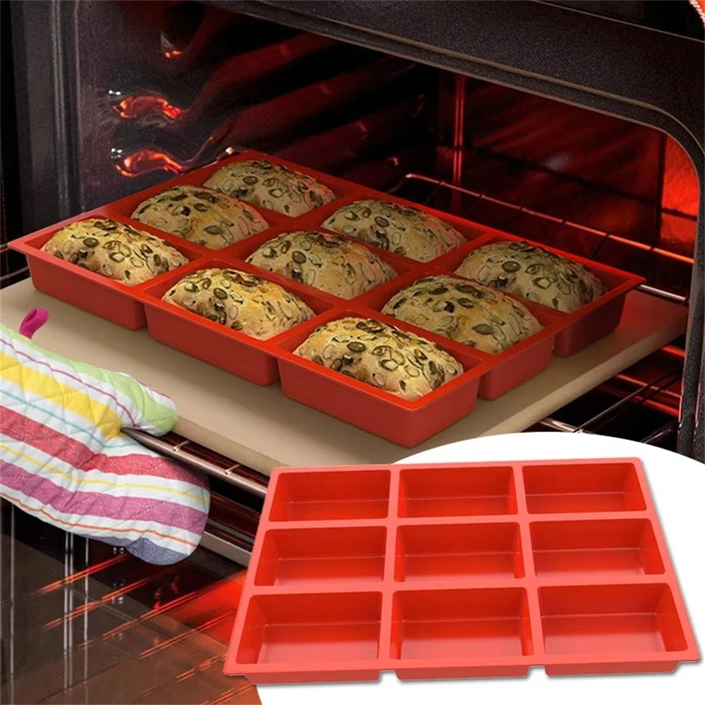 Big 9-Cavity Silicone Mini Loa - огляд і ціна Soap Mold Silicone Loaf