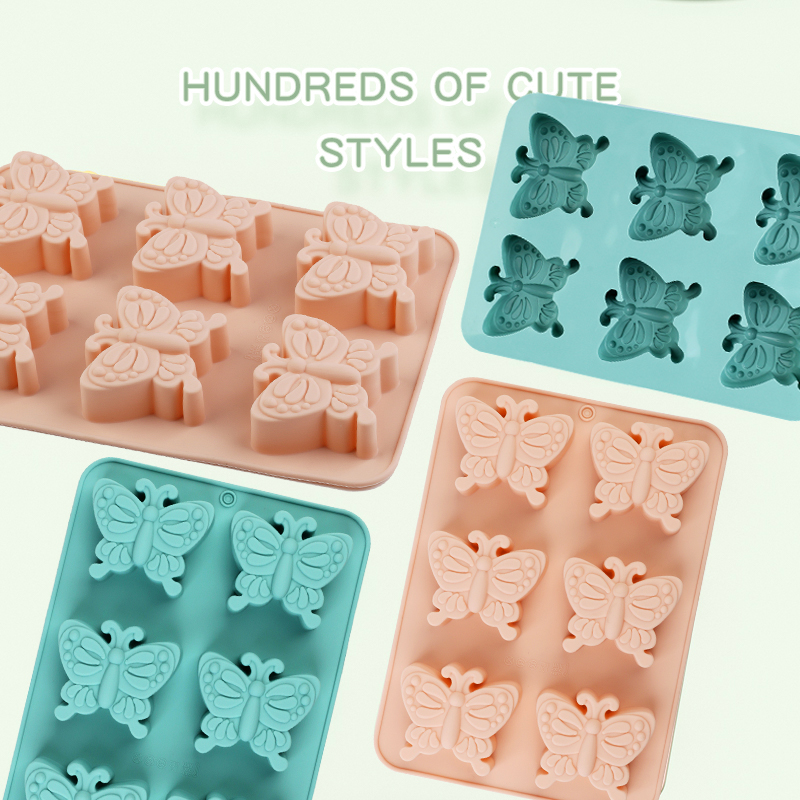 Pink/Blue 6-Hole Butterfly Sil - огляд і ціна Soap Making Jelly