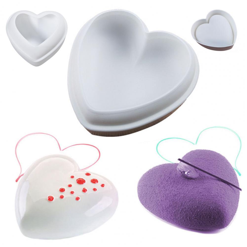 Heart Shaped Silicone Mold 3D  - огляд і ціна Soap Making Jelly