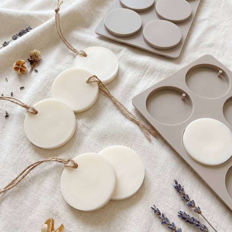 6-Cavity Round Tag Silicone Mo - огляд і ціна Soap Making Store