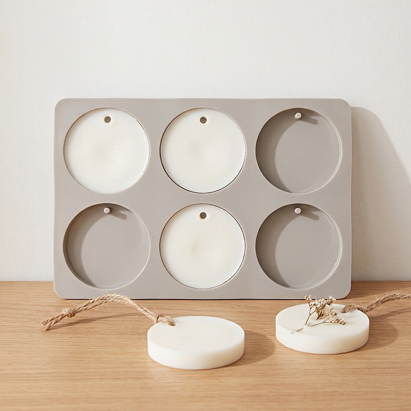 6-Cavity Round Tag Silicone Mo - огляд і ціна Soap Making Store