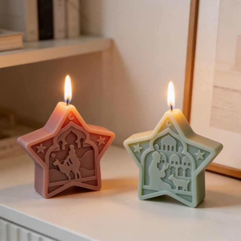 mosque candle mold soft star m - огляд і ціна Soap Making Gel