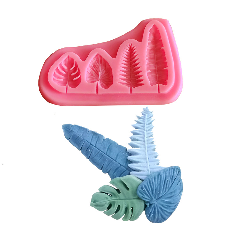 Palm Leaves And Turtle Leaf Si - огляд і ціна Soap Mold Silicone Loaf