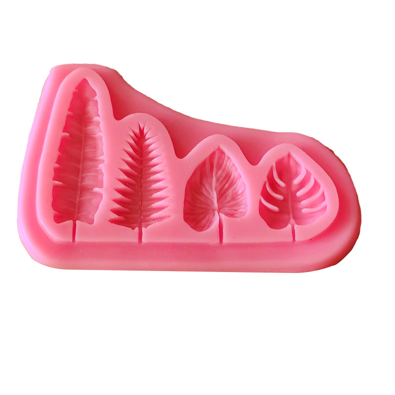 Palm Leaves And Turtle Leaf Si - огляд і ціна Soap Mold Silicone Loaf