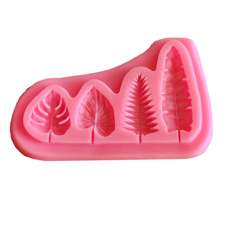 Palm Leaves And Turtle Leaf Si - огляд і ціна Soap Mold Silicone Loaf