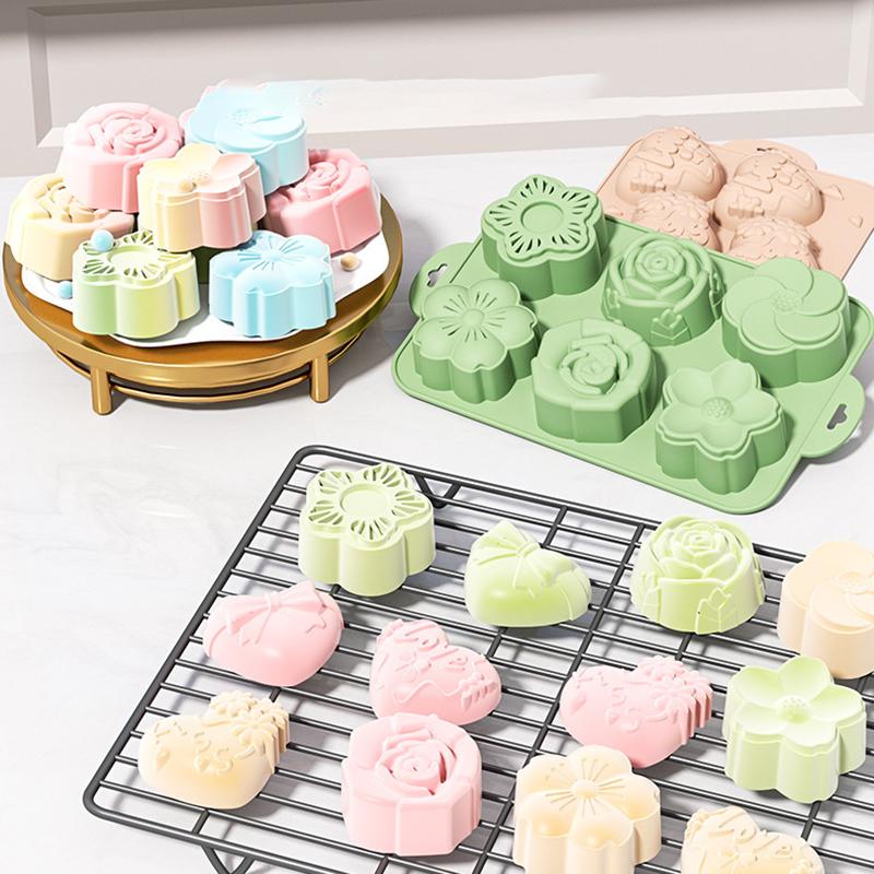 SU Flower Silicone Mold, 6 Cav - огляд і ціна Soap Making Jelly