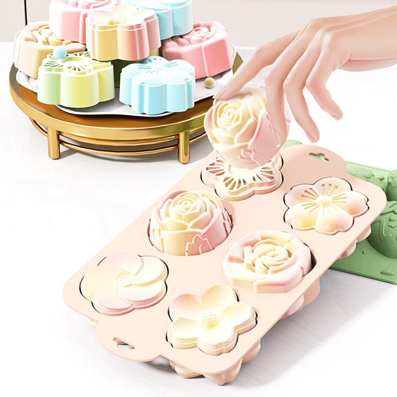 SU Flower Silicone Mold, 6 Cav - огляд і ціна Soap Making Jelly