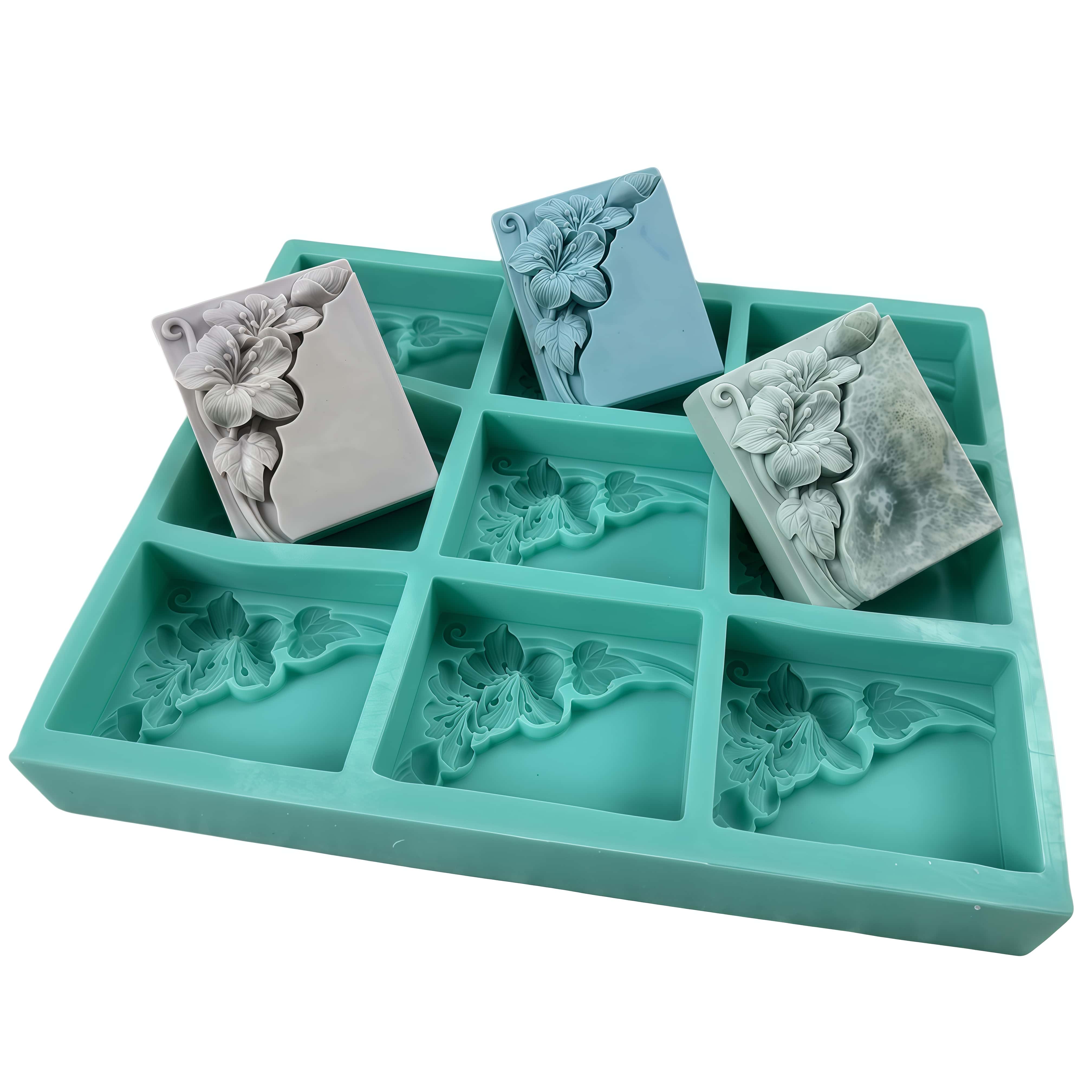 9 Cavities Tung Flower Soap Mo - огляд і ціна Soap Making Books