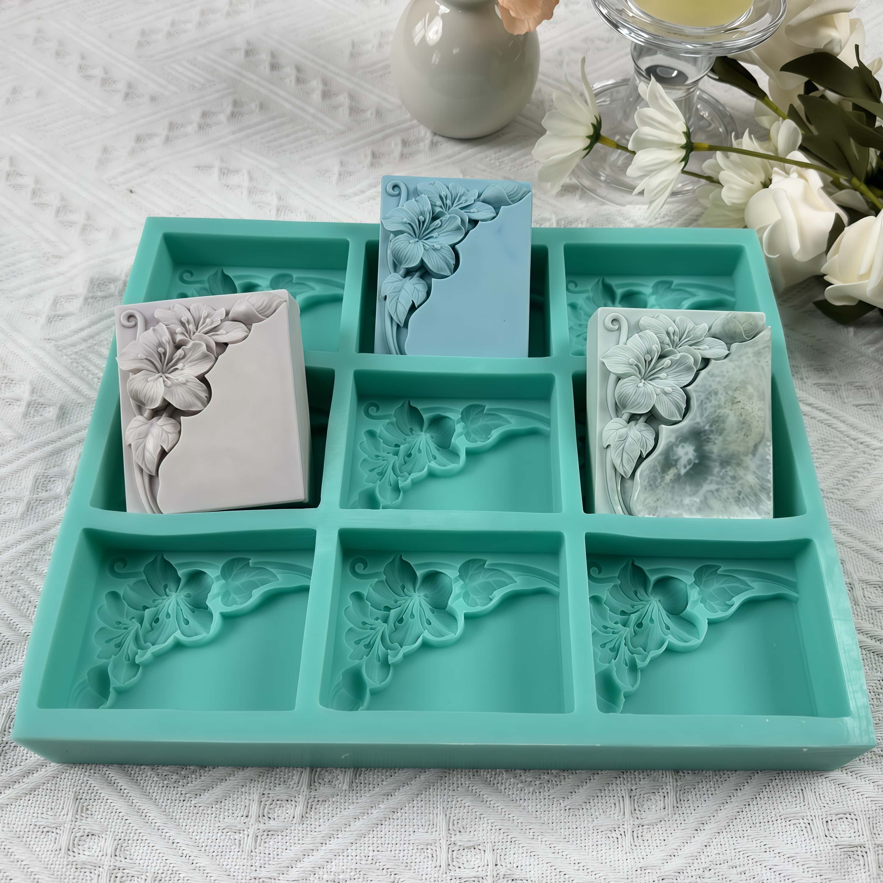 9 Cavities Tung Flower Soap Mo - огляд і ціна Soap Making Books