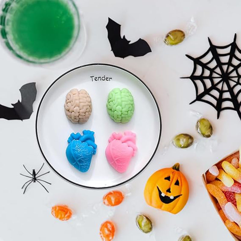 Human Brain And Heart Silicone - огляд і ціна Soap Making Jelly