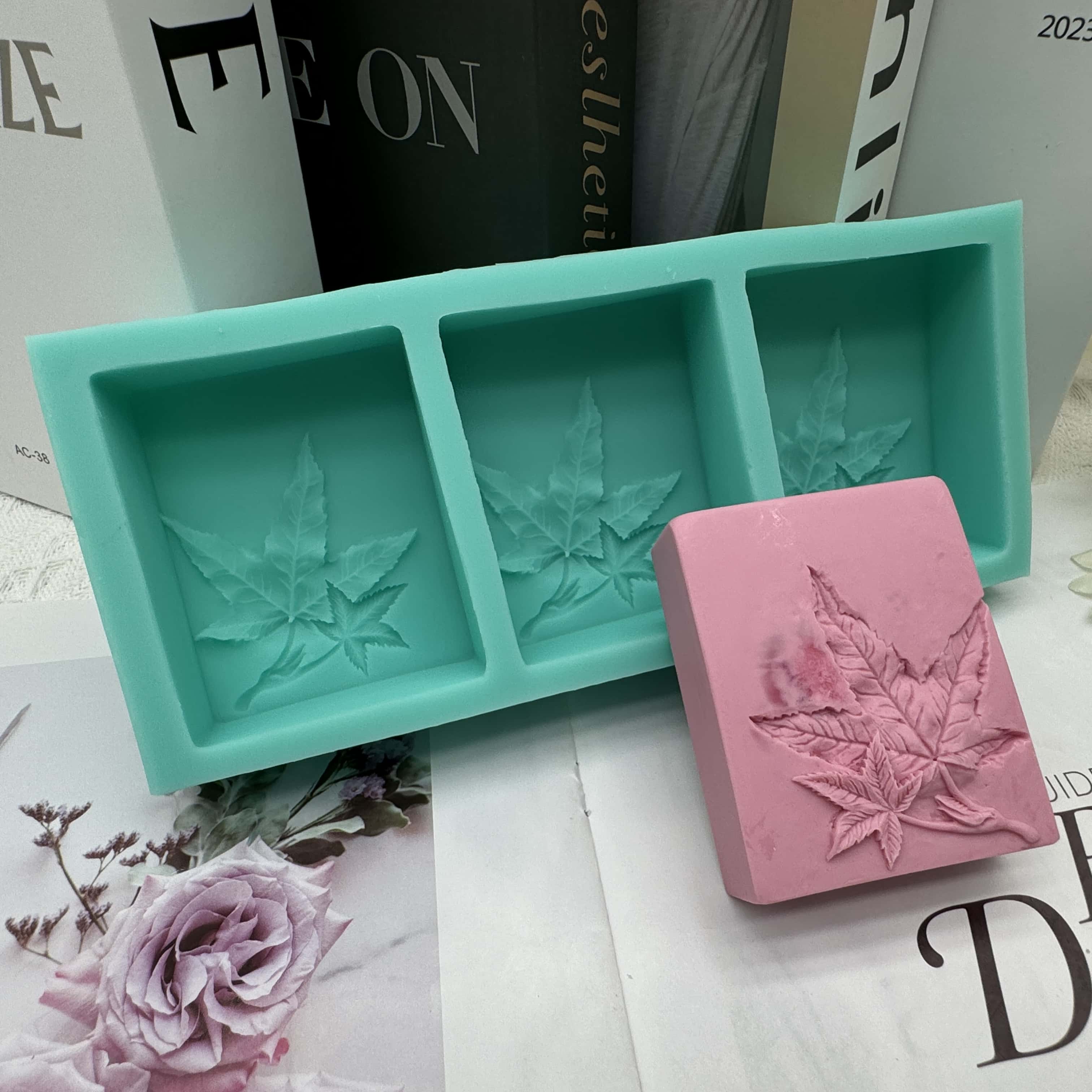 3 Cavities Flower Soap Molds,  - огляд і ціна Soap Making Books