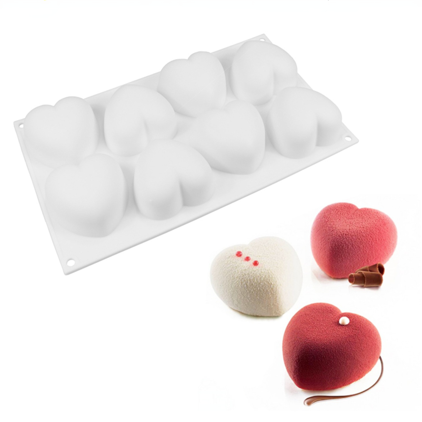Love Heart Silicone Soap Mold  - огляд і ціна Soap Making Store