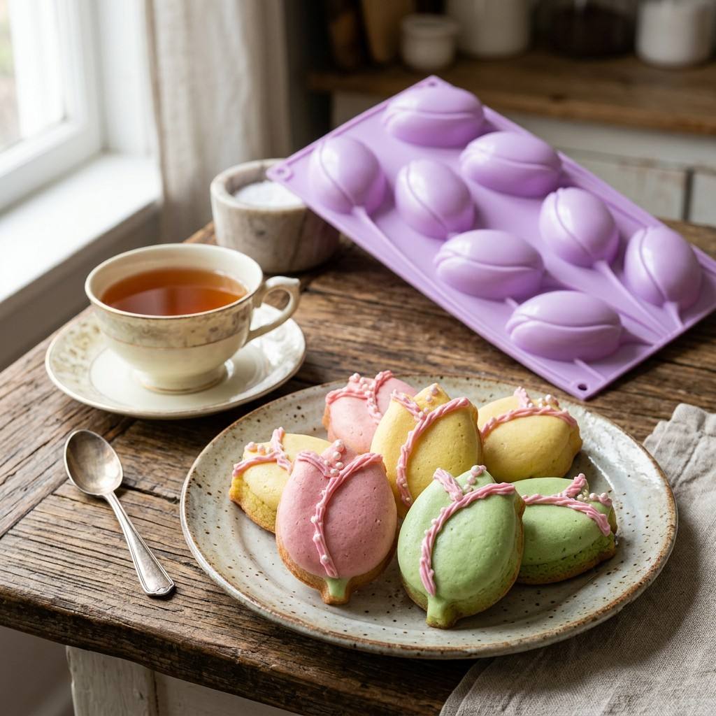 Food Grade 8-Cavity Tulip Sili - огляд і ціна Soap Making Jelly