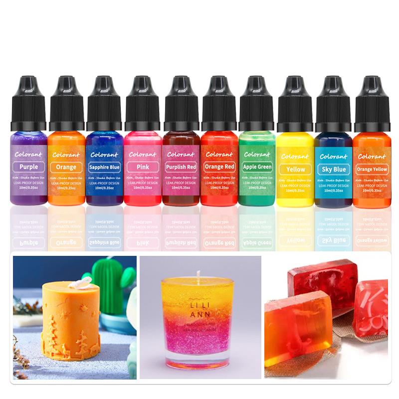 20 Colors 10ml Candle Wax Pigm - огляд і ціна Soap Making Jelly