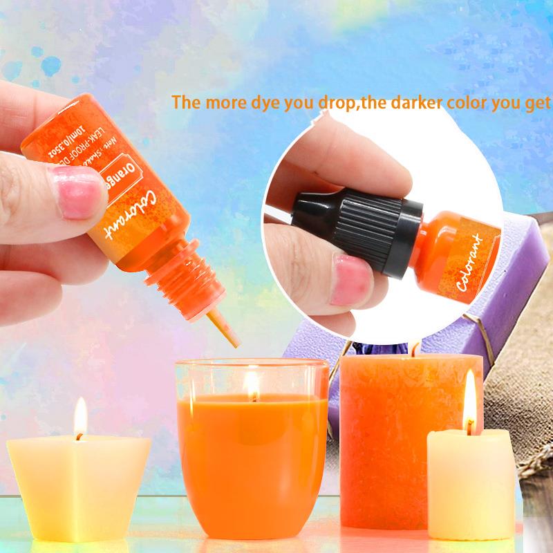 20 Colors 10ml Candle Wax Pigm - огляд і ціна Soap Making Jelly