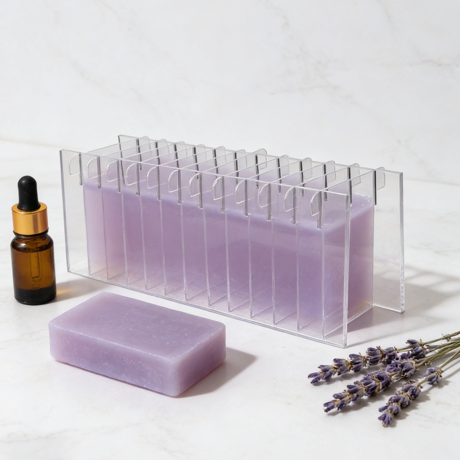 Acrylic Soap Divider Board for - огляд і ціна Soap Making Books