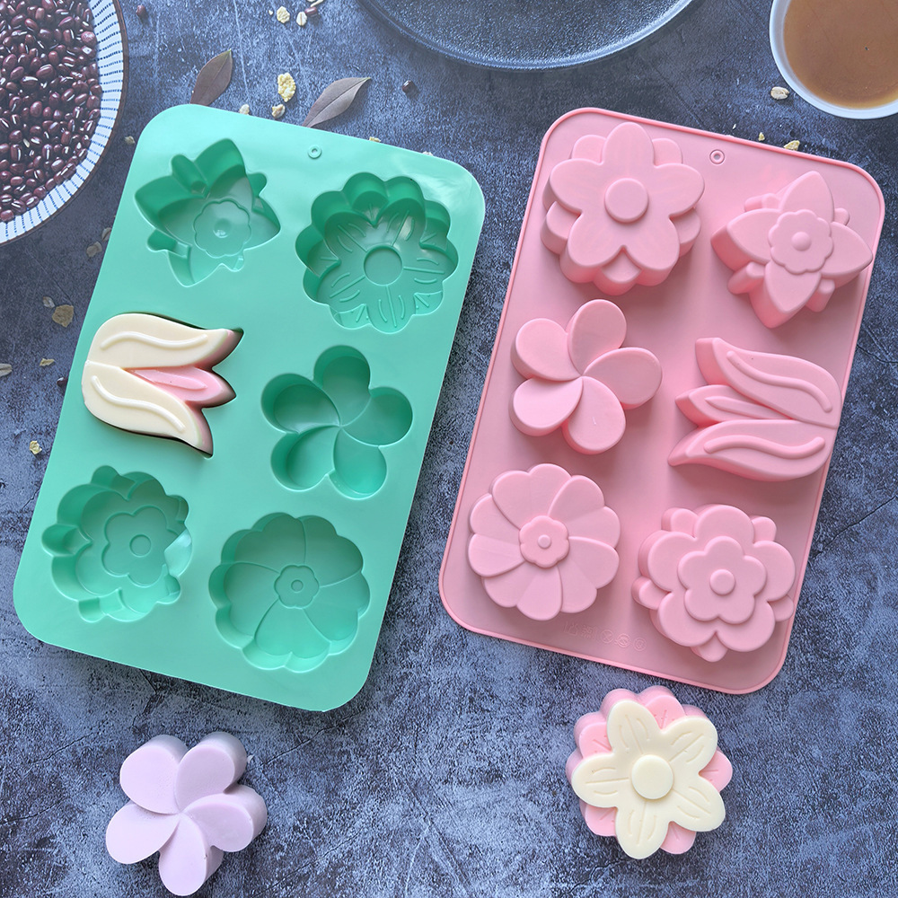 kinds Flower Silicone Molds Di - огляд і ціна Soap Making Store