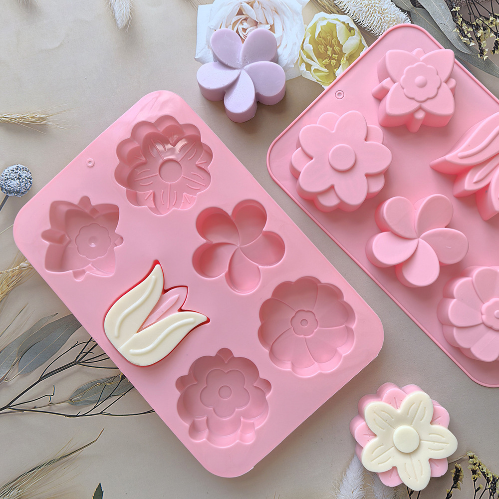 kinds Flower Silicone Molds Di - огляд і ціна Soap Making Store