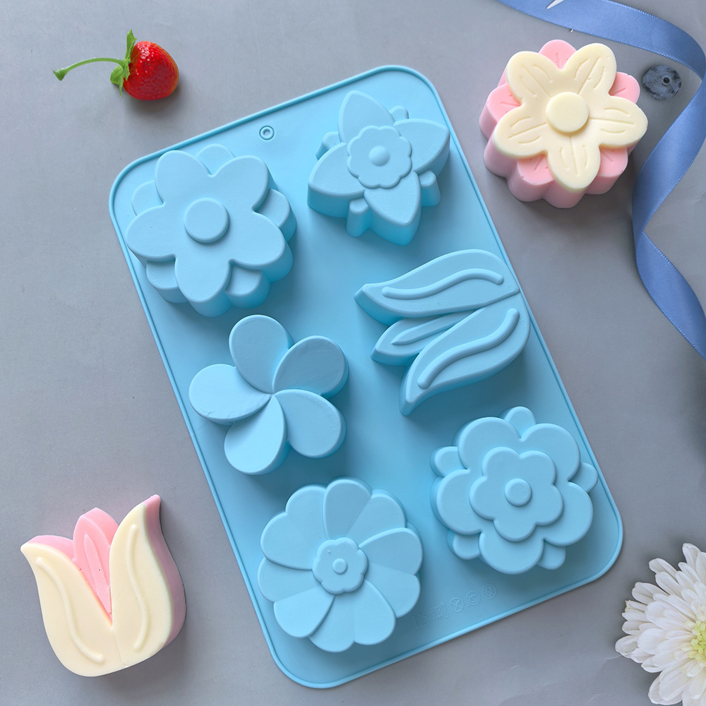 kinds Flower Silicone Molds Di - огляд і ціна Soap Making Store