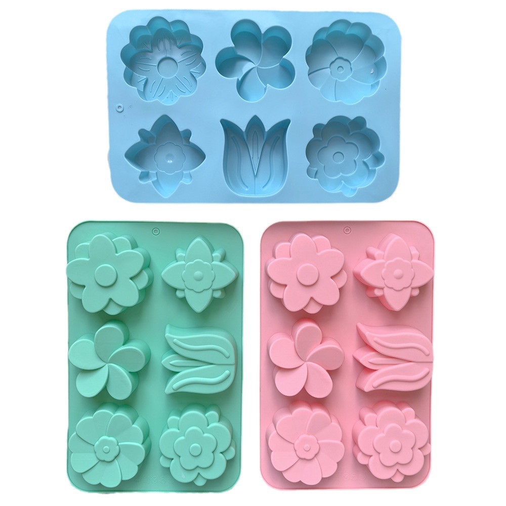 kinds Flower Silicone Molds Di - огляд і ціна Soap Making Store