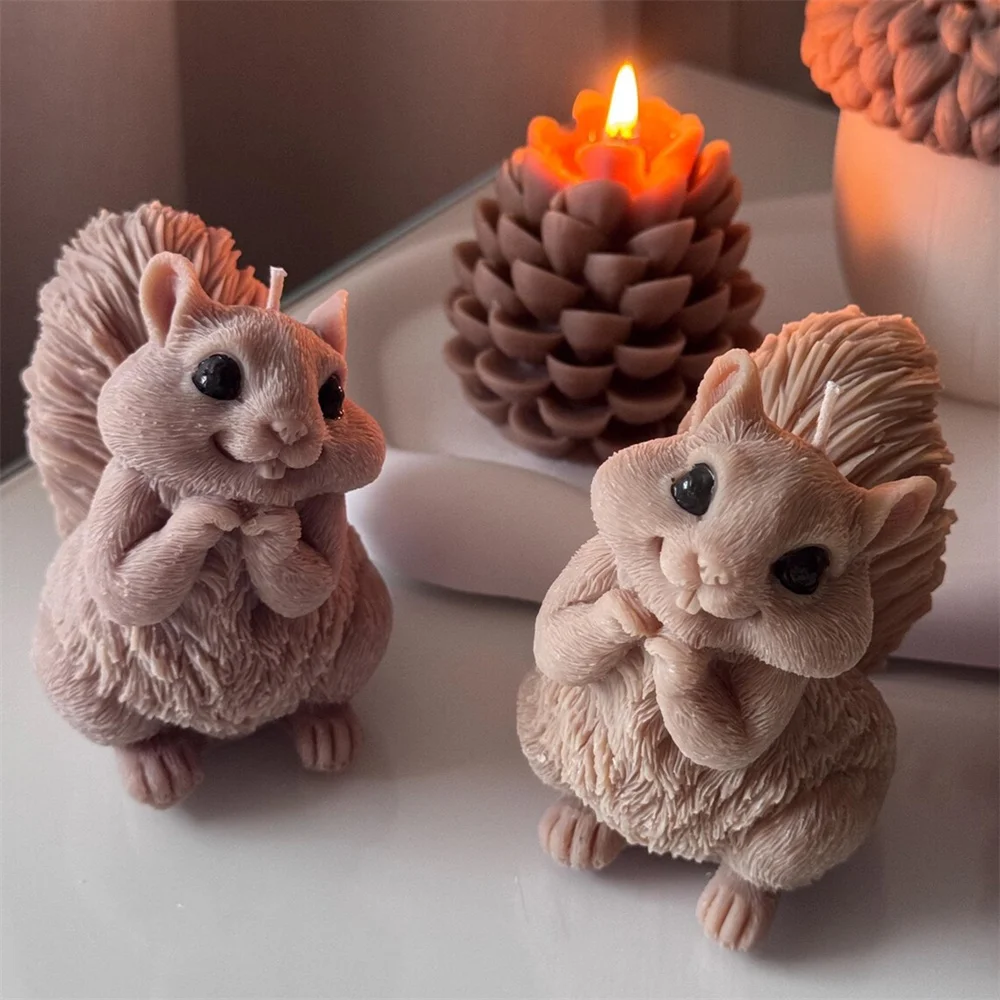 Cute Squirrel Candle Silicone  - огляд і ціна Soap Making Scents