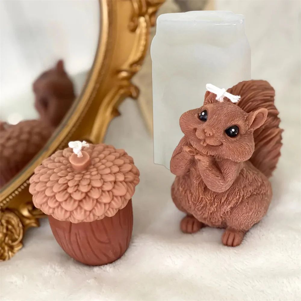 Cute Squirrel Candle Silicone  - огляд і ціна Soap Making Scents
