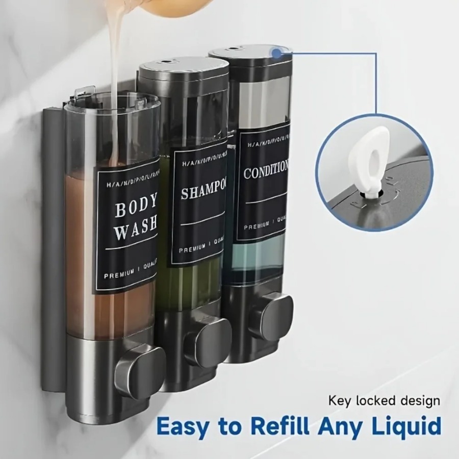 Wall Mounted Triple Shampoo Co - огляд і ціна Soap Making Gel