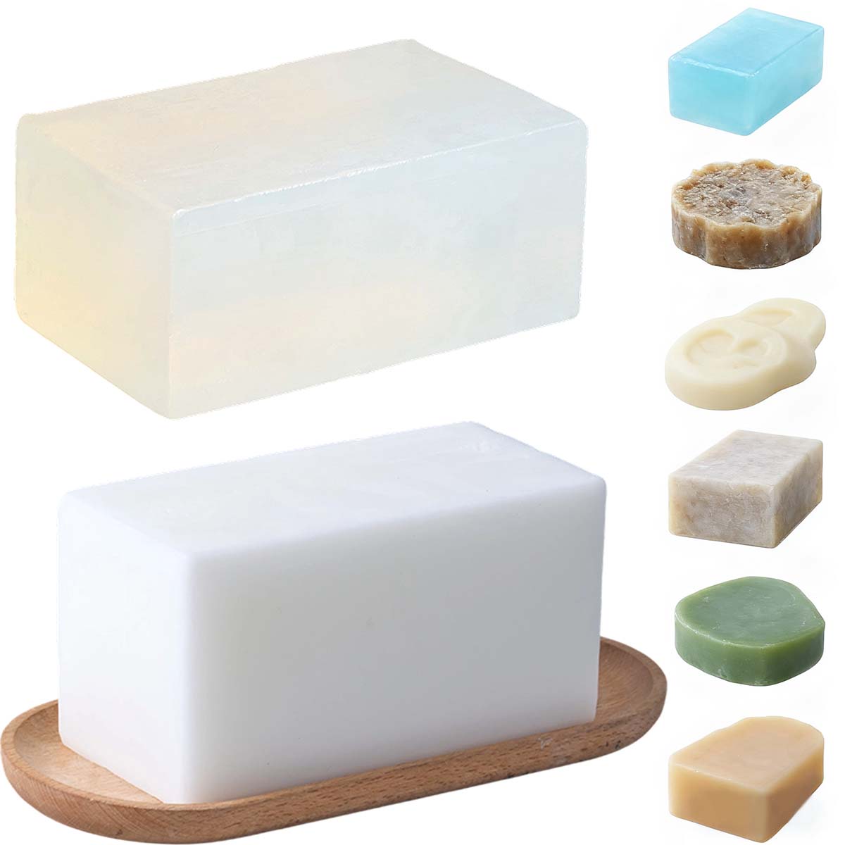1000G Box Clear White Glycerin - огляд і ціна Soap Making Books