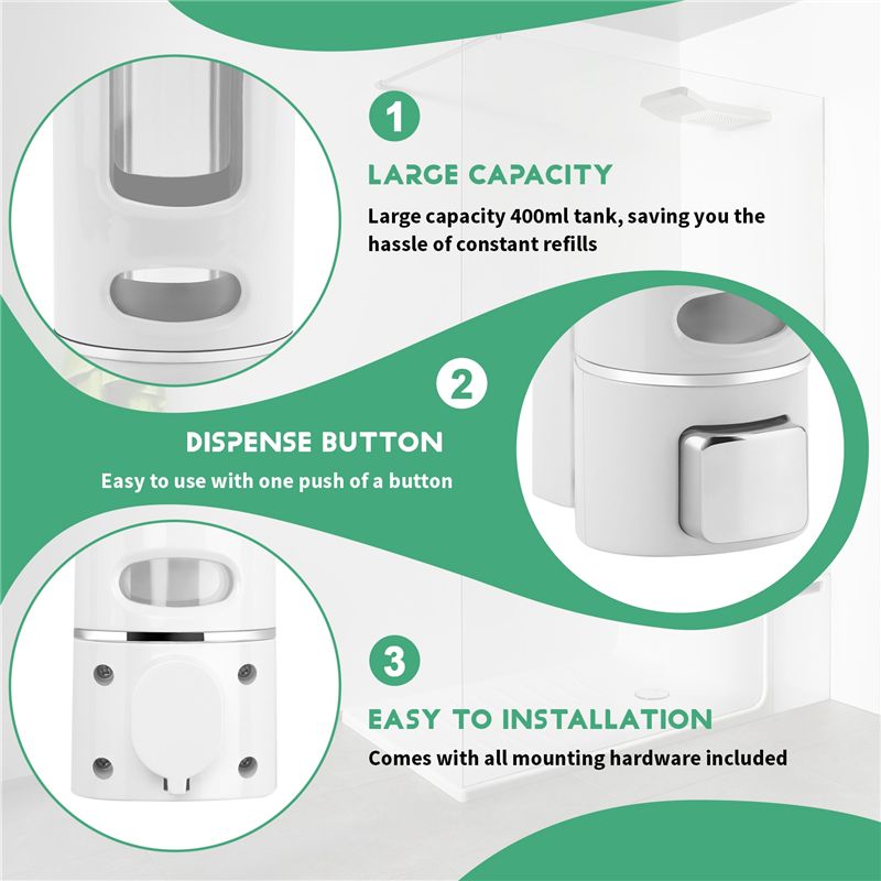 BAAU 400Ml Soap Dispenser Wall - огляд і ціна Soap Making Gel